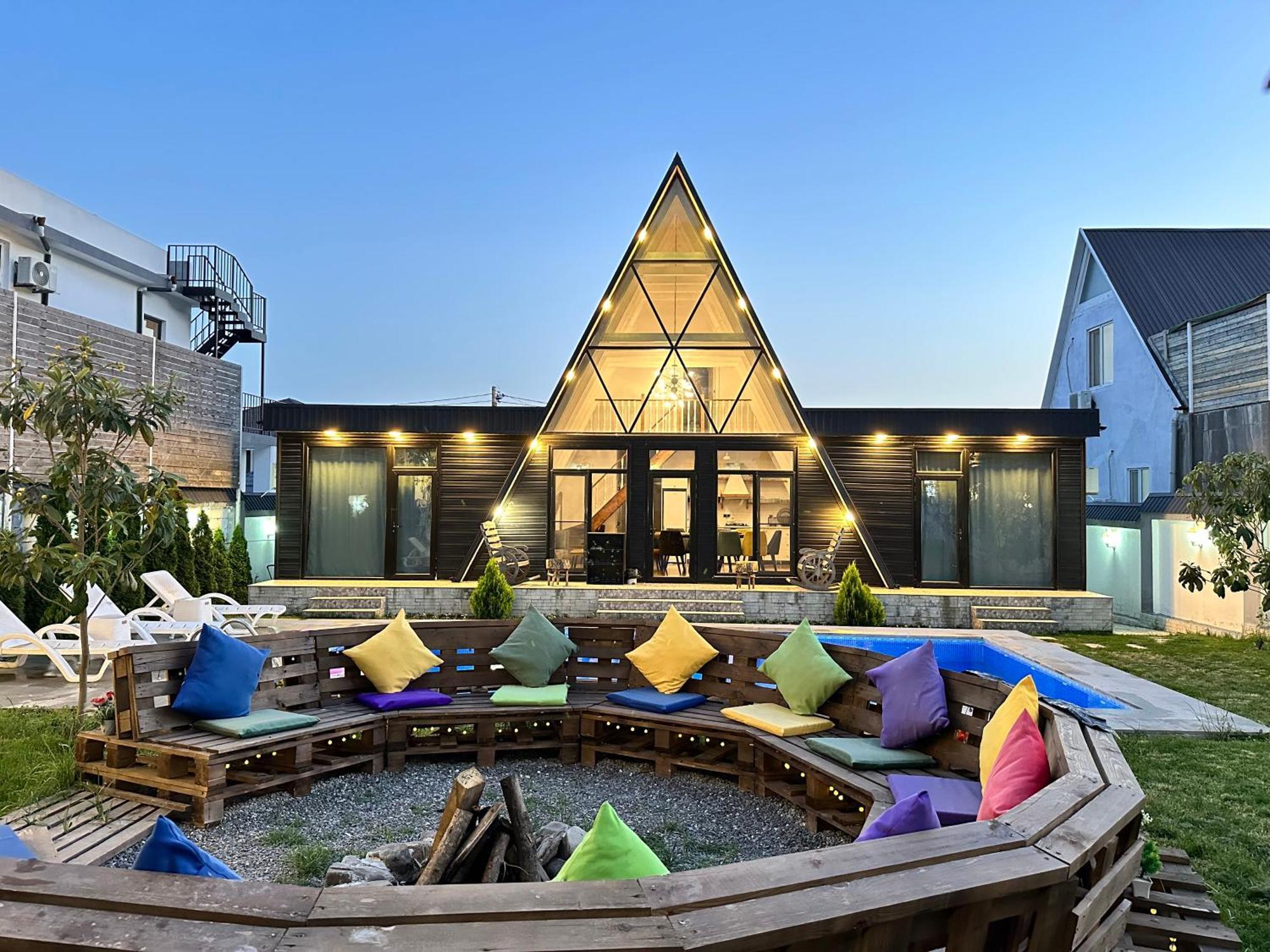 Qafqaz Mountside Chalet Gabala Exterior photo